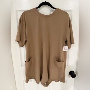 Free People Hot Shot Tee Romper